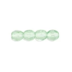 Perle Facettes De Bohème Peridot 4mm - Trou : 0.8mm (50)