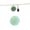 Pendentif Aventurine Verte 12mm Signe Astrologique Scorpion- Trou: 1mm (1)