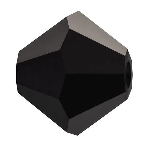 Toupie Preciosa Jet 23980 -5,7x6mm (10) 1 Toupie Preciosa Jet 23980 -5,7x6mm (10)