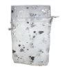 Pochettes Organza Coeur Argent 120x70mm (4)