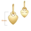 Coeur Plat Breloque Avec Anneau Gold Filled 4mm (1)