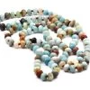 Sautoir Amazonite 5x8mm, Longueur 95cm (1)