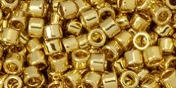 Cc715 - AIKO Toho Beads 11/0 Tube 24K Bright Gold Plate (2g)