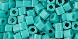 Cc55 - Perles Toho Cube 3mm Opaque Turquoise (10g) 1 Cc55 - Perles Toho Cube 3mm Opaque Turquoise (10g)