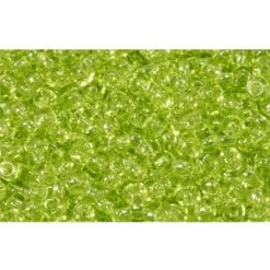 Cc4 - Perles De Rocaille Toho 11/0 Transparent Lime Green (10g)