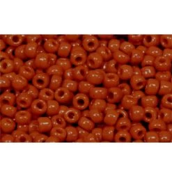 Cc46l - Perles De Rocaille Toho 11/0 Opaque Terra Cotta (10g)