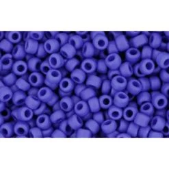 Cc48f - Perles De Rocaille Toho 11/0 Opaque Frosted Navy Blue (10g)