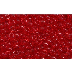 Cc5b - Perles De Rocaille Toho 11/0 Transparent Siam Ruby (10g) 1 Cc5b - Perles De Rocaille Toho 11/0 Transparent Siam Ruby (10g)