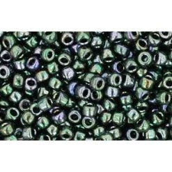 Cc89 - Perles De Rocaille Toho 11/0 Métallic Moss (10g)