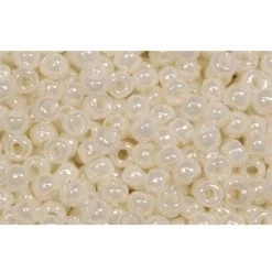 Cc122 - Perles De Rocaille Toho 11/0 Opaque Lustered Navajo White (10g)