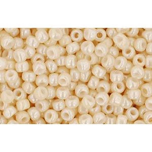Cc123 - Perles De Rocaille Toho 11/0 Opaque Lustered Light Beige (10g) 1 Cc123 - Perles De Rocaille Toho 11/0 Opaque Lustered Light Beige (10g)