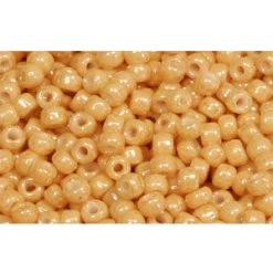 Cc123d - Perles De Rocaille Toho 11/0 Opaque Lustered Dark Beige (10g)