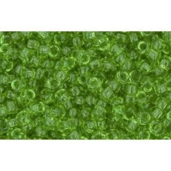 Cc7 - Perles De Rocaille Toho 11/0 Transparent Peridot (10g)