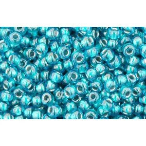Cc377 - Perles De Rocaille Toho 11/0 Light Sapphire/métallic Teal Lined (10g) 1 Cc377 - Perles De Rocaille Toho 11/0 Light Sapphire/métallic Teal Lined (10g)