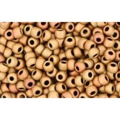 Cc618 - Perles De Rocaille Toho 11/0 Opaque Pastel Frosted Mudbrick (10g)