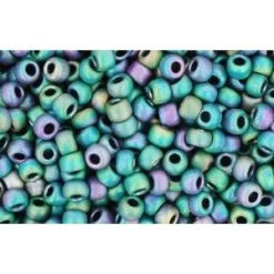 Cc706 - Perles De Rocaille Toho 11/0 Matt Colour Iris Teal (10g)