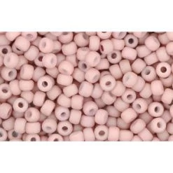 Cc764 - Perles De Rocaille Toho 11/0 Opaque Pastel Frosted Shrimp (10g)
