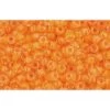 Cc802 - Perles De Rocaille Toho 11/0 Luminous Neon Orange (10g)