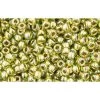 Cc991 - Perles De Rocaille Toho 11/0 Gold Lined Peridot (10g)