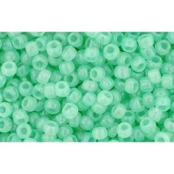 Cc1144 - Perles De Rocaille Toho 11/0 Milky Kiwi (10g)