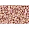 Cc1201 - Perles De Rocaille Toho 11/0 Marbled Opaque Beige/pink (10g)