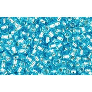 Cc23 - Perles De Rocaille Toho 11/0 Silver Lined Aquamarine (10g) 1 Cc23 - Perles De Rocaille Toho 11/0 Silver Lined Aquamarine (10g)