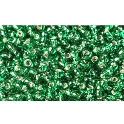 Cc27b - Perles De Rocaille Toho 11/0 Silver-lined Grass Green (10g)
