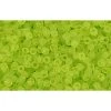 Cc4f - Perles De Rocaille Toho 15/0 Transparent Frosted Lime Green (5g)