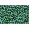 Cc322 - Perles De Rocaille Toho 15/0 Gold Lustered Emerald (5g)