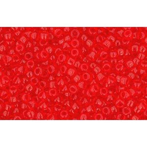 Cc5b - Perles De Rocaille Toho 15/0 Transparent Siam Ruby (5g) 1 Cc5b - Perles De Rocaille Toho 15/0 Transparent Siam Ruby (5g)