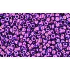 Cc461 - Perles De Rocaille Toho 15/0 Higher Métallic Grape (5g)
