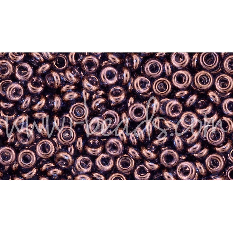 Cc201 - Toho Demi Round 8/0 Gold Lustered Amethyst (5g) 1 Cc201 - Toho Demi Round 8/0 Gold Lustered Amethyst (5g)