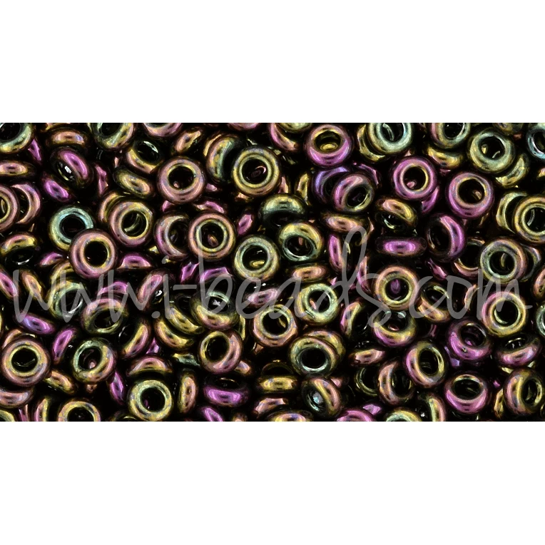 Cc509 - Toho Demi Round 8/0 Higher Metallic Purple Green Iris (5g) 1 Cc509 - Toho Demi Round 8/0 Higher Metallic Purple Green Iris (5g)