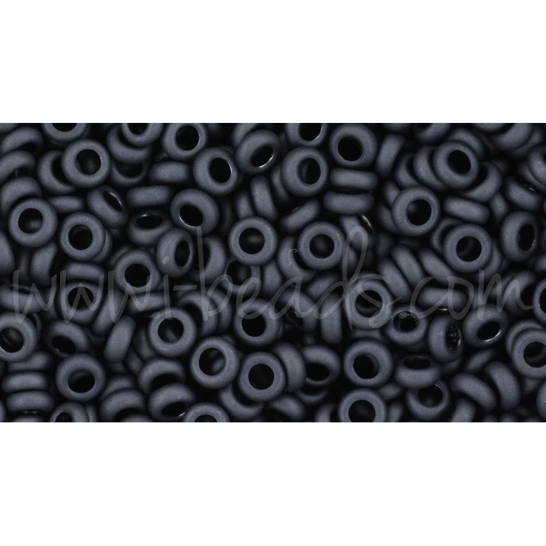 Cc611 - Toho Demi Round 8/0 Matte Color Opaque Gray (5g) 1 Cc611 - Toho Demi Round 8/0 Matte Color Opaque Gray (5g)