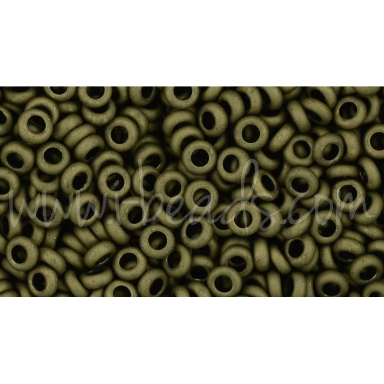 Cc617 - Toho Demi Round 8/0 Matte Color Dark Olive (5g) 1 Cc617 - Toho Demi Round 8/0 Matte Color Dark Olive (5g)