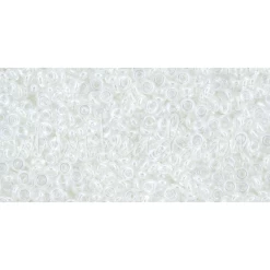 Cc101 - Toho Demi Round 11/0 Transparent Lustered Crystal (5g)