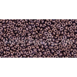 Cc201 - Toho Demi Round 11/0 Gold Lustered Amethyst (5g)