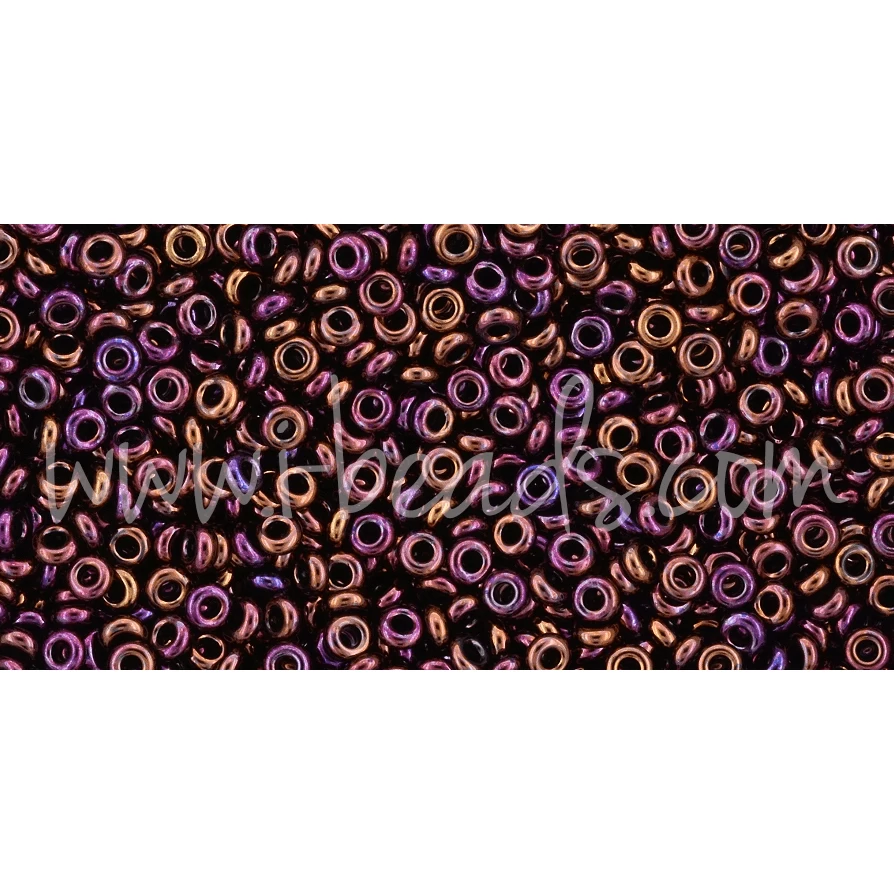 Cc502 - Toho Demi Round 11/0 Higher Metallic Amethyst (5g) 1 Cc502 - Toho Demi Round 11/0 Higher Metallic Amethyst (5g)