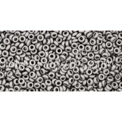 Cc566 - Toho Demi Round 11/0 Metallic Frosted Antique Silver (5g)