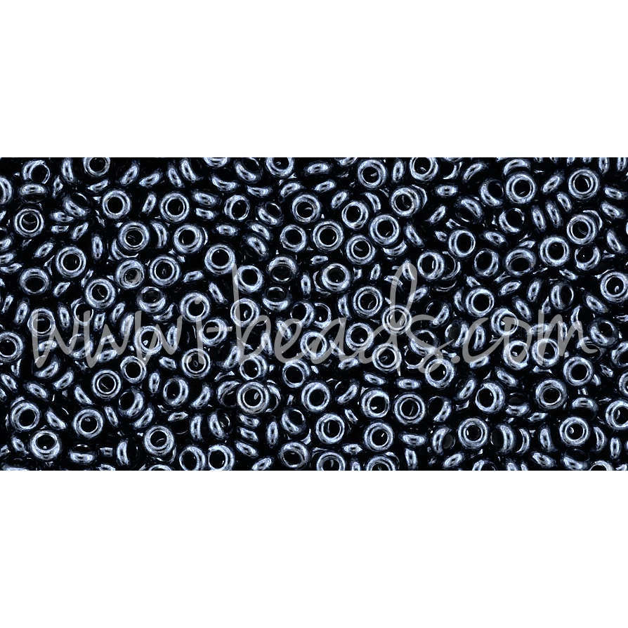 Cc81 - Toho Demi Round 11/0 Metallic Hematite (5g) 1 Cc81 - Toho Demi Round 11/0 Metallic Hematite (5g)