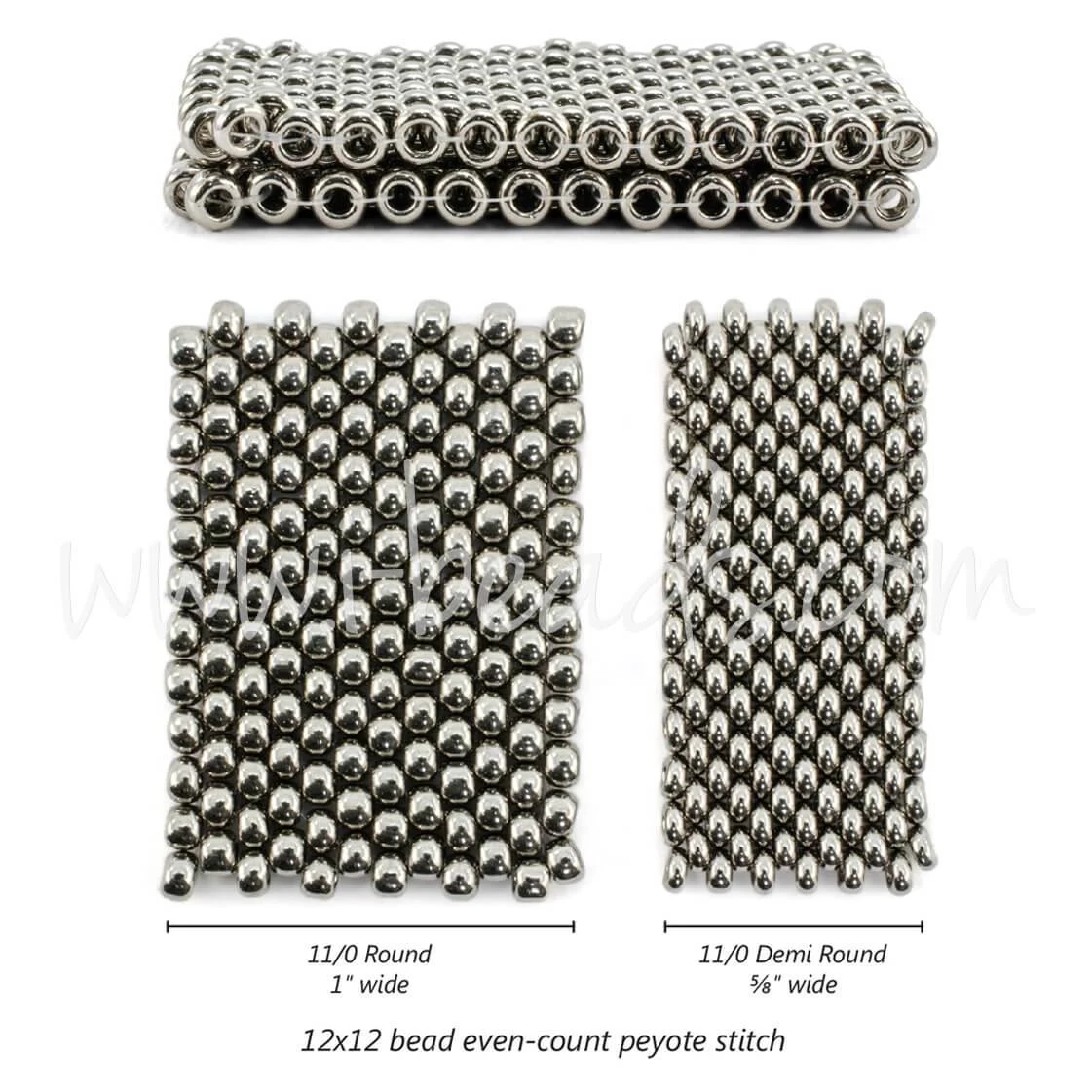 Cc611 - Toho Demi Round 8/0 Matte Color Opaque Gray (5g) 3 Cc611 - Toho Demi Round 8/0 Matte Color Opaque Gray (5g) – Image 3