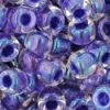 Cc181 - Perles De Rocaille Toho 6/0 Rainbow Crystal/tanzanite Lined (10g)