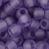 Cc19f - Perles De Rocaille Toho 6/0 Transparent Frosted Sugar Plum (10g)