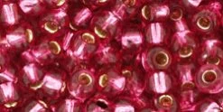 Cc2218 - Perles De Rocaille Toho 6/0 Silver Lined Mauve (10g)