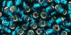 Cc27bd - Perles De Rocaille Toho 6/0 Silver Lined Teal (10g)