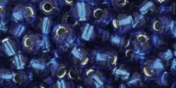 Cc35 - Perles De Rocaille Toho 6/0 Silver Lined Sapphire (10g)