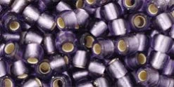 Cc39f - Perles De Rocaille Toho 6/0 Silver-lined Frosted Light Tanzanite (10g)