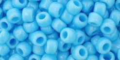 Cc43 - Perles De Rocaille Toho 6/0 Opaque Blue Turquoise (10g)