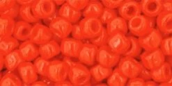 Cc50 - Perles De Rocaille Toho 6/0 Opaque Sunset Orange (10g)
