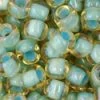 Cc952 - Perles De Rocaille Toho 6/0 Rainbow Light Topaz/sea Foam Lined (10g)